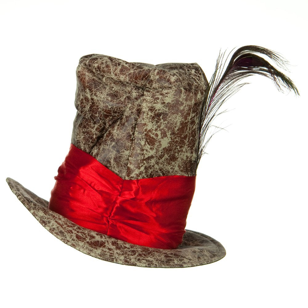Top Hats - Brown Red