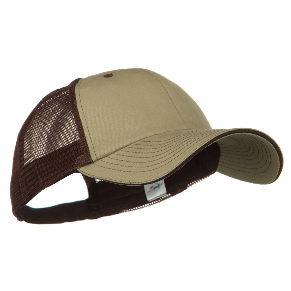 Big Size Garment Washed Cotton Twill Mesh Cap