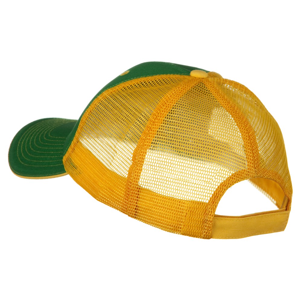 Big Size Garment Washed Cotton Twill Mesh Cap