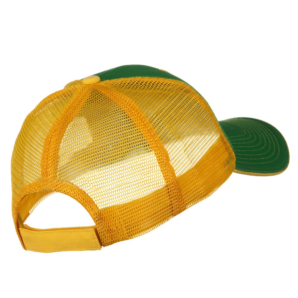 Big Size Garment Washed Cotton Twill Mesh Cap