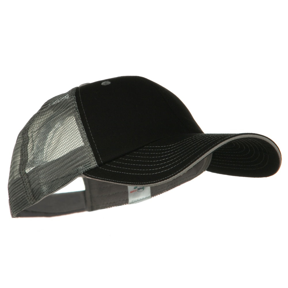 Big Size Garment Washed Cotton Twill Mesh Cap