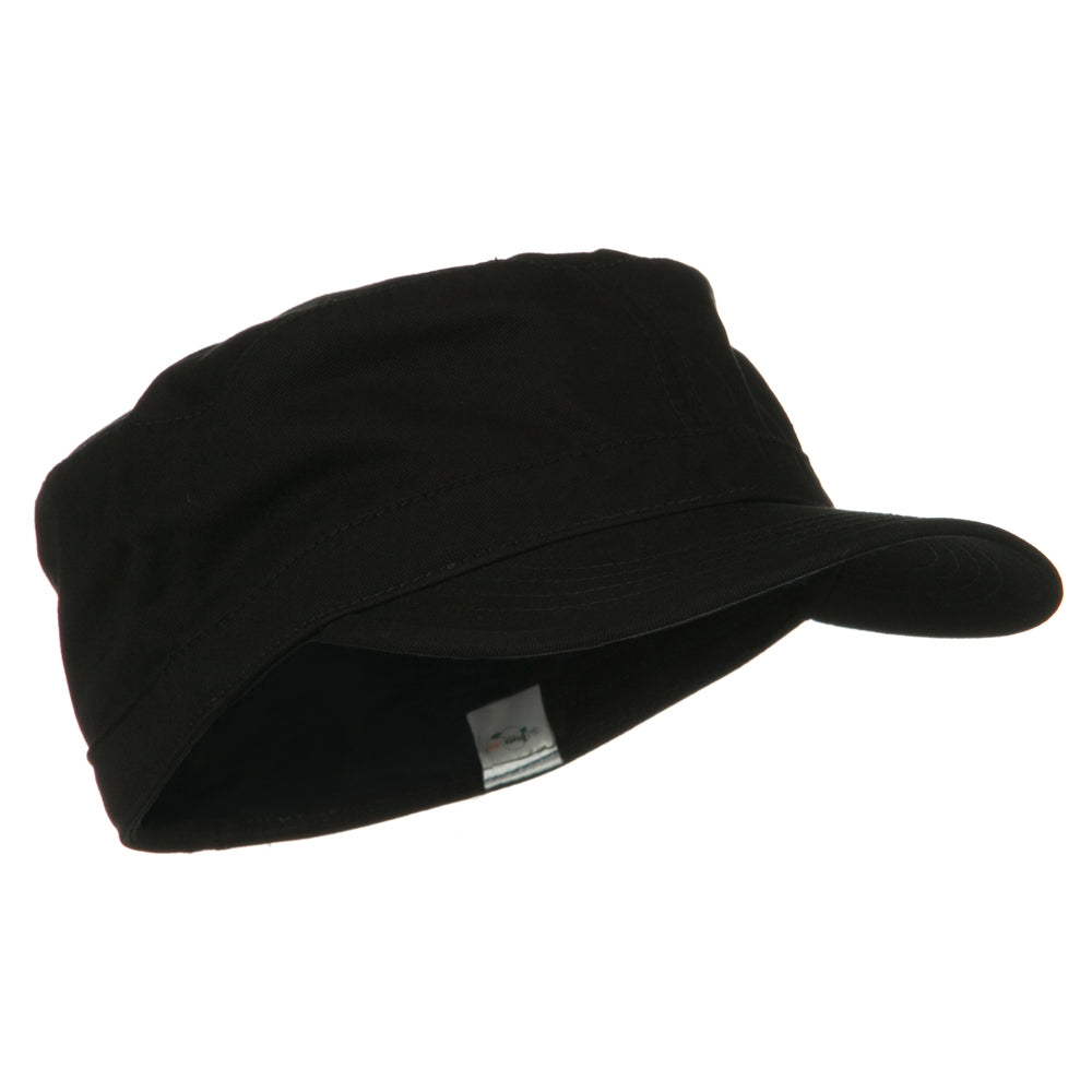 Big Size Cotton Fitted Military Cap