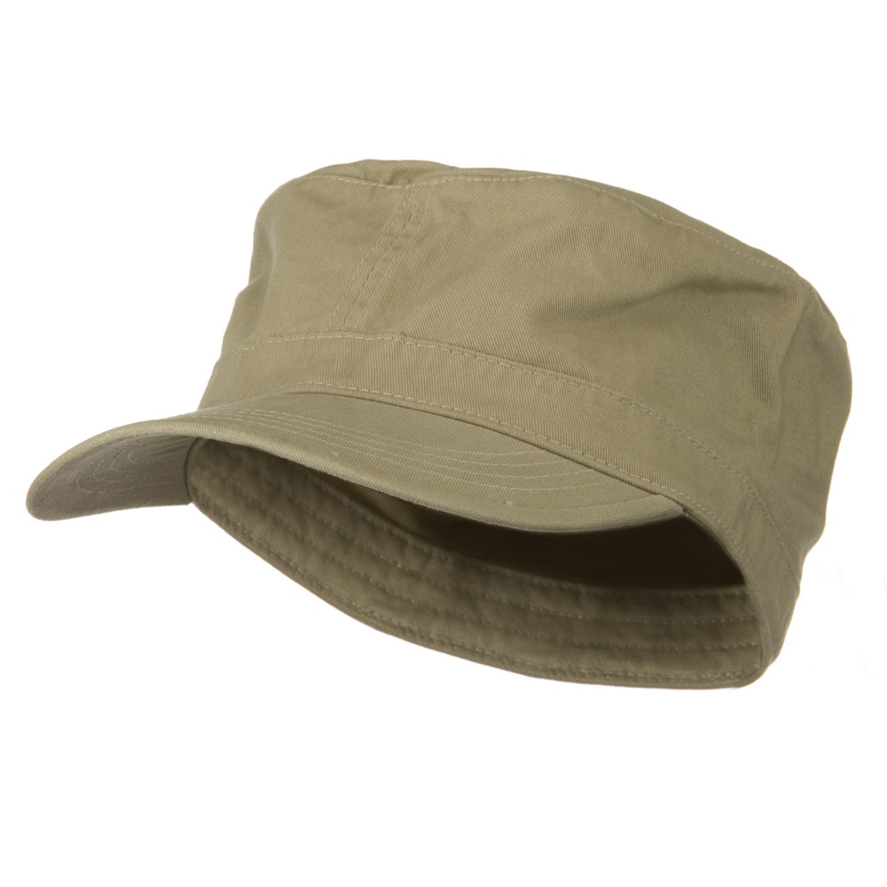 Big Size Cotton Fitted Military Cap