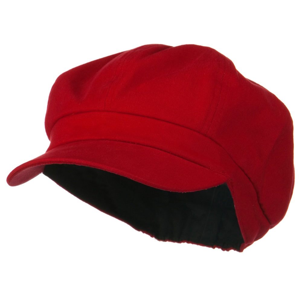 Cotton Elastic Big Size Newsboy Cap