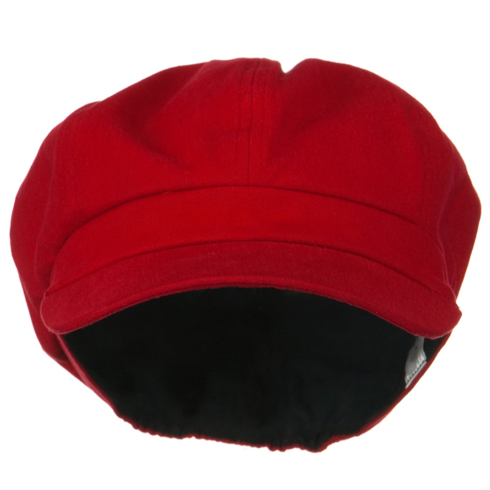 Cotton Elastic Big Size Newsboy Cap