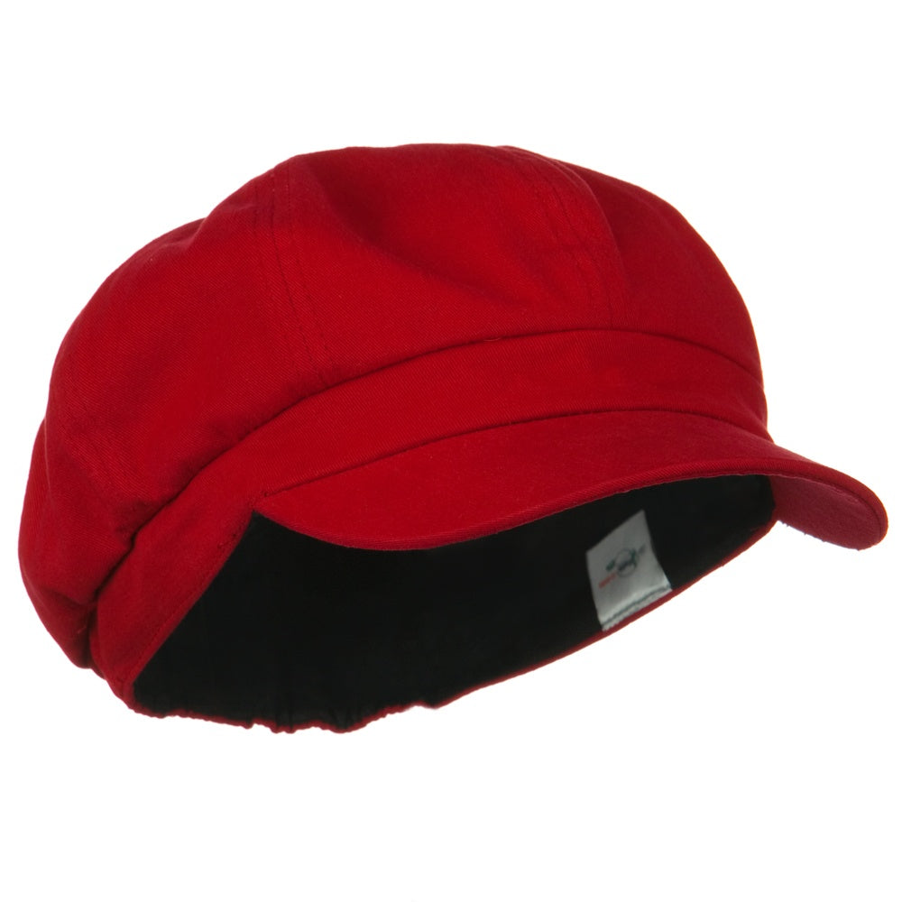 Cotton Elastic Newsboy Youth Cap