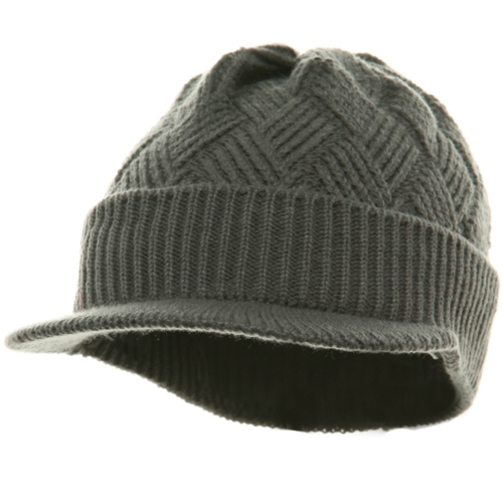 Acrylic Plain Beanie Visor