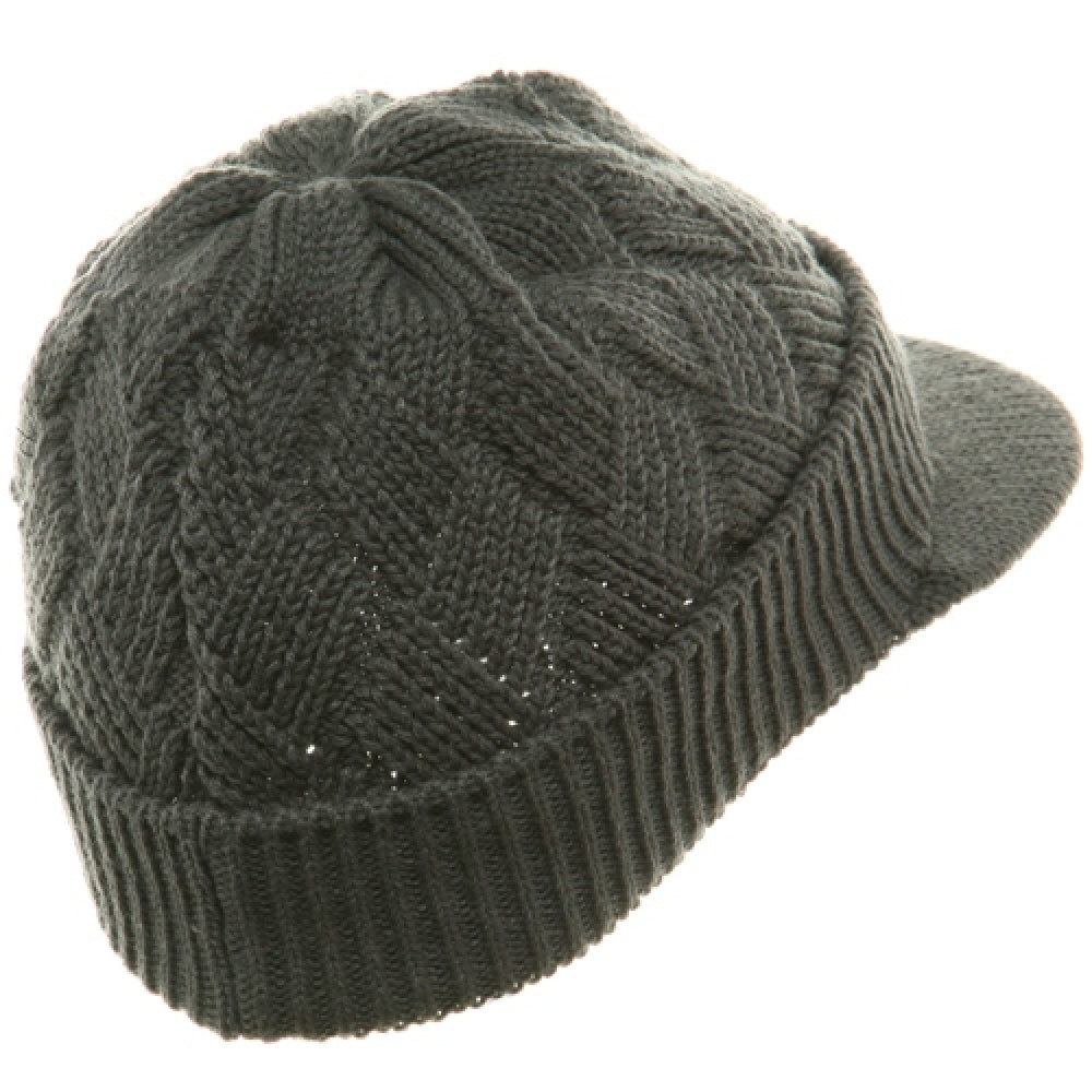 Acrylic Plain Beanie Visor