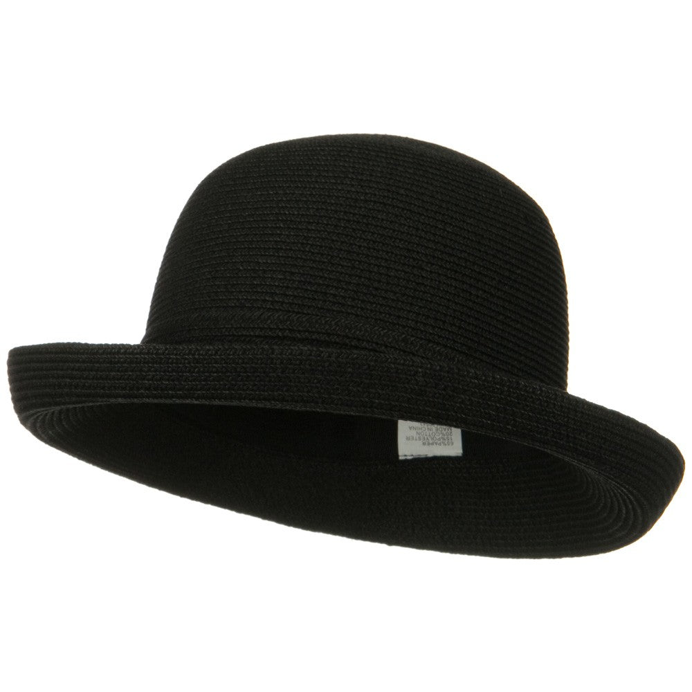 UPF 50+ Cotton Paper Braid Med Kettle Brim Hat