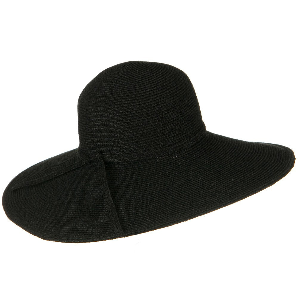 UPF 50+ Cotton Paper Braid 5 inch Brim Self Tie Hat