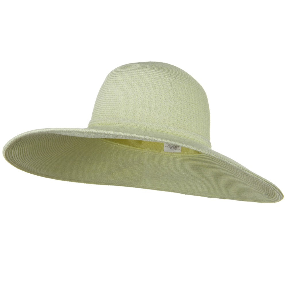 UPF 50+ Cotton Paper Braid 5 inch Brim Self Tie Hat
