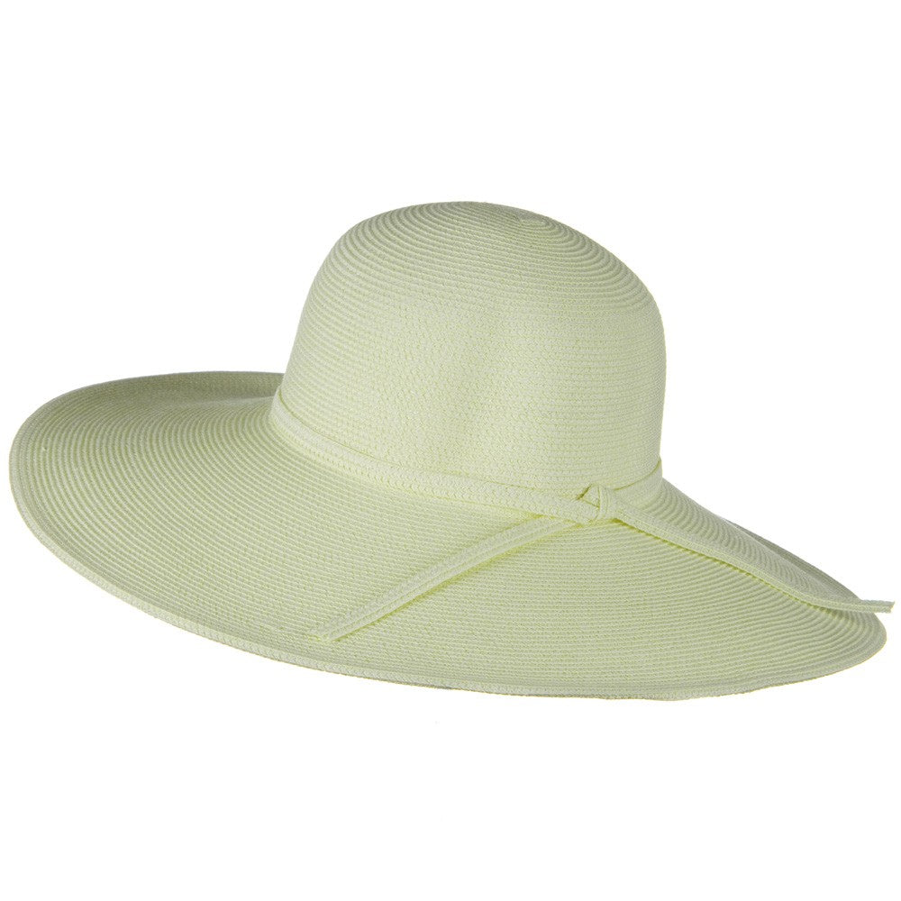 UPF 50+ Cotton Paper Braid 5 inch Brim Self Tie Hat