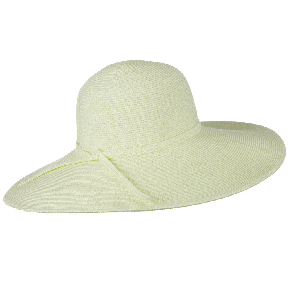 UPF 50+ Cotton Paper Braid 5 inch Brim Self Tie Hat