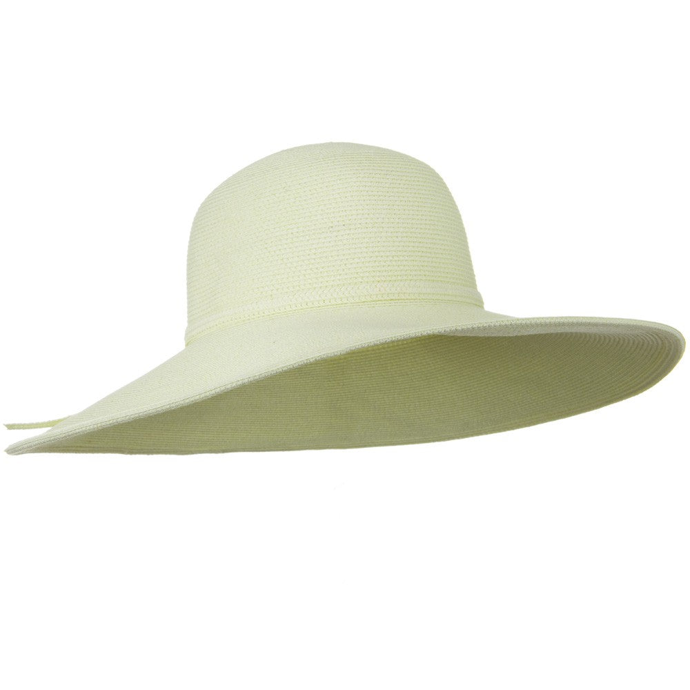 UPF 50+ Cotton Paper Braid 5 inch Brim Self Tie Hat