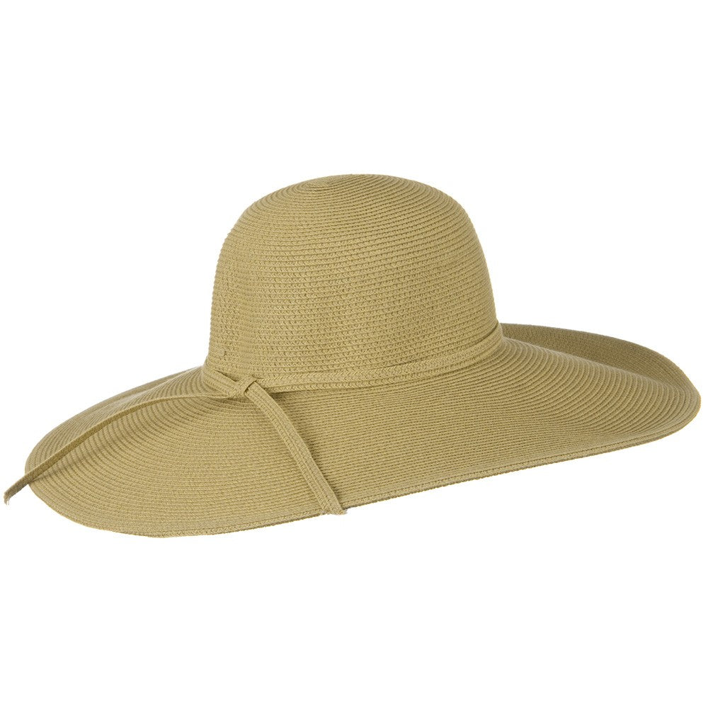 UPF 50+ Cotton Paper Braid 5 inch Brim Self Tie Hat