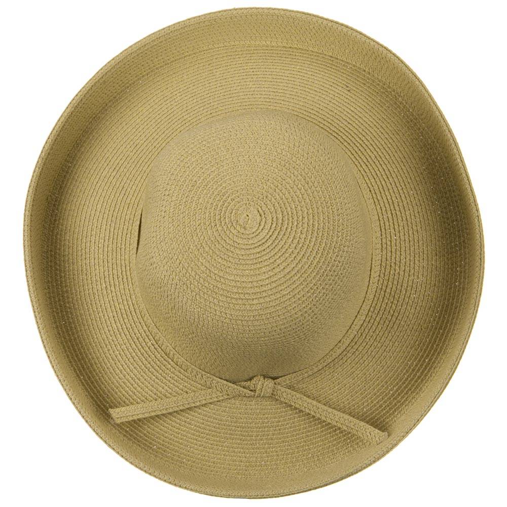 UPF 50+ Cotton Paper Braid Large Kettle Brim Hat