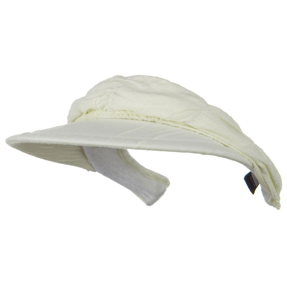 Cotton Convertible Clip On Visor