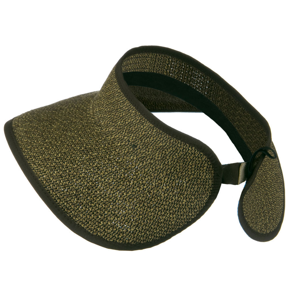 UPF50+ Tweed Roll Up Visor