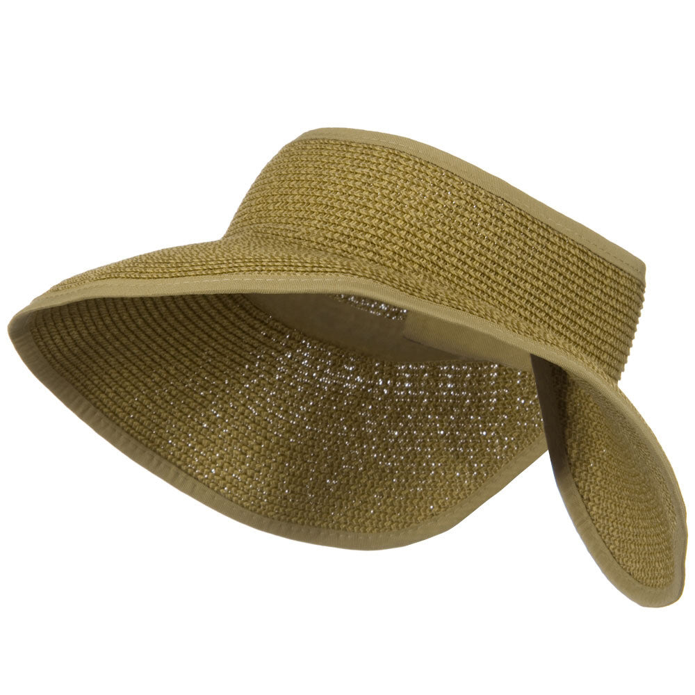 UPF50+ Tweed Roll Up Visor