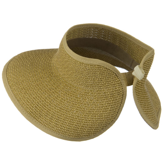 UPF50+ Tweed Roll Up Visor