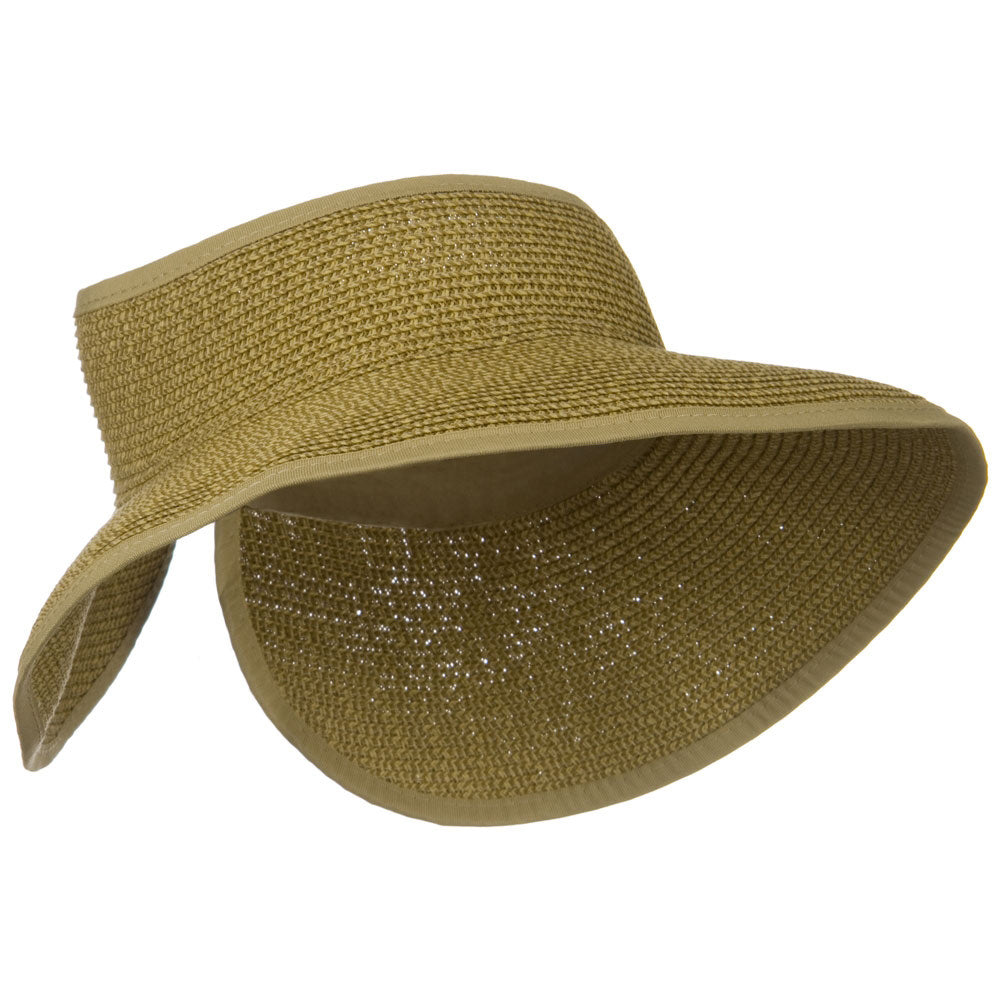 UPF50+ Tweed Roll Up Visor