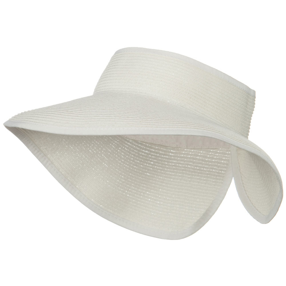 UPF50+ Tweed Roll Up Visor