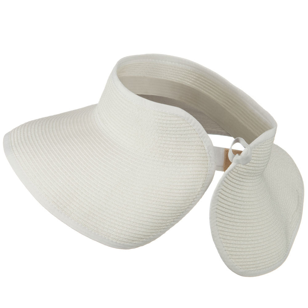 UPF50+ Tweed Roll Up Visor