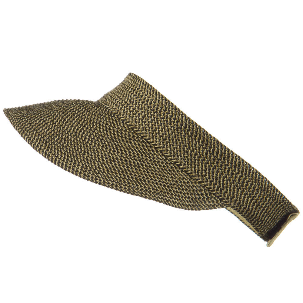 UPF50+ Regular Brim Velcrorized Back Visor