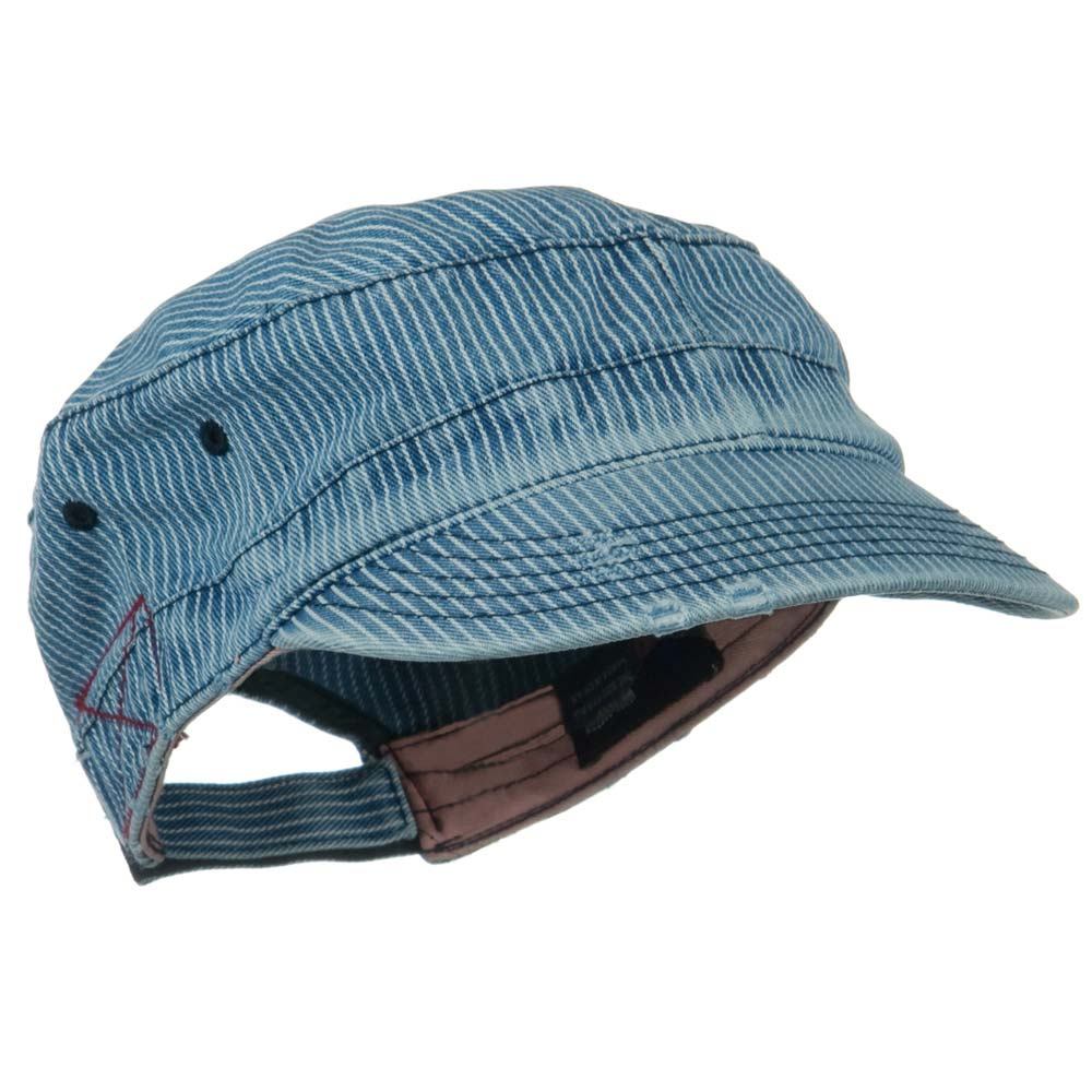 Enzyme Frayed Army Caps