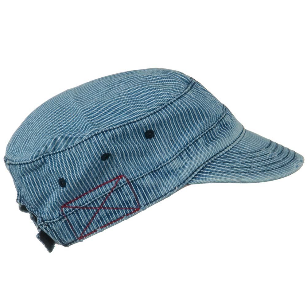 Enzyme Frayed Army Caps