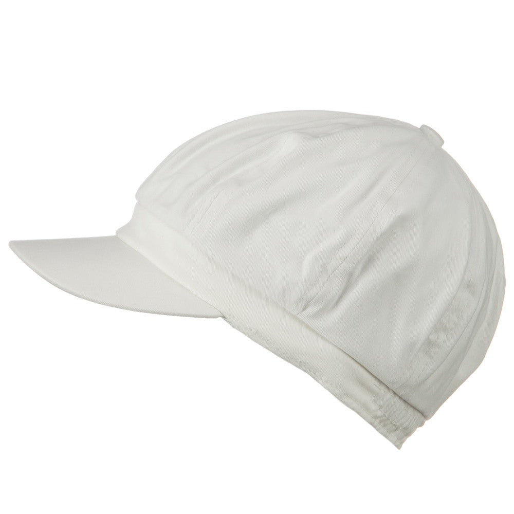 Cotton Elastic Newsboy Youth Cap