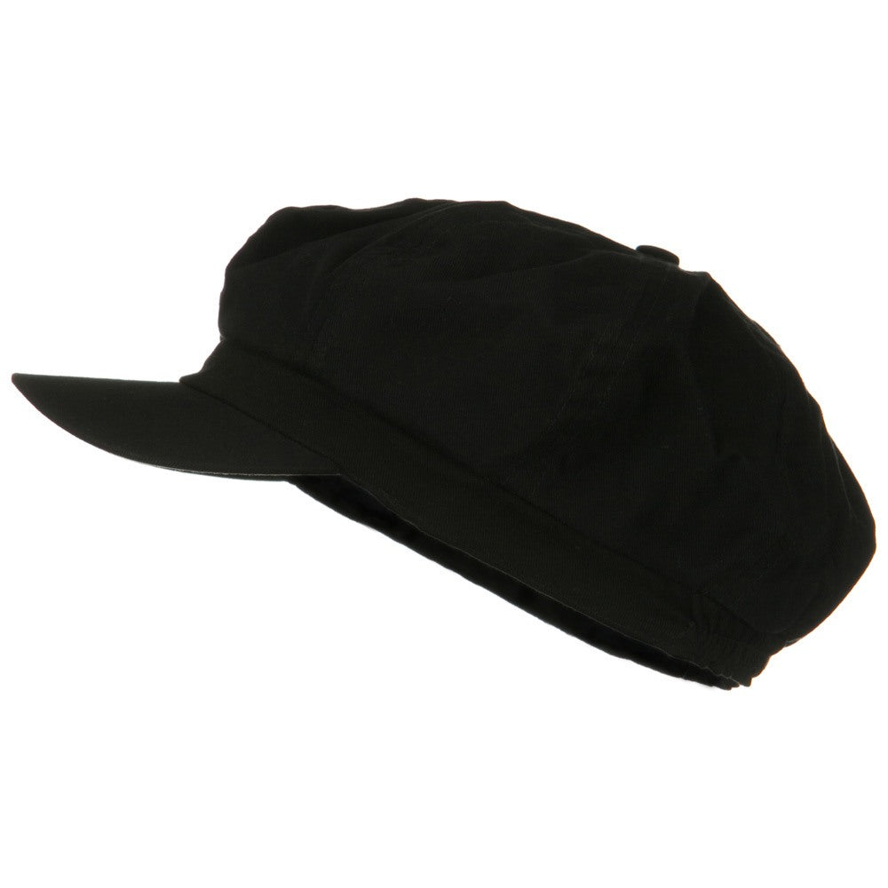 Cotton Elastic Big Size Newsboy Cap