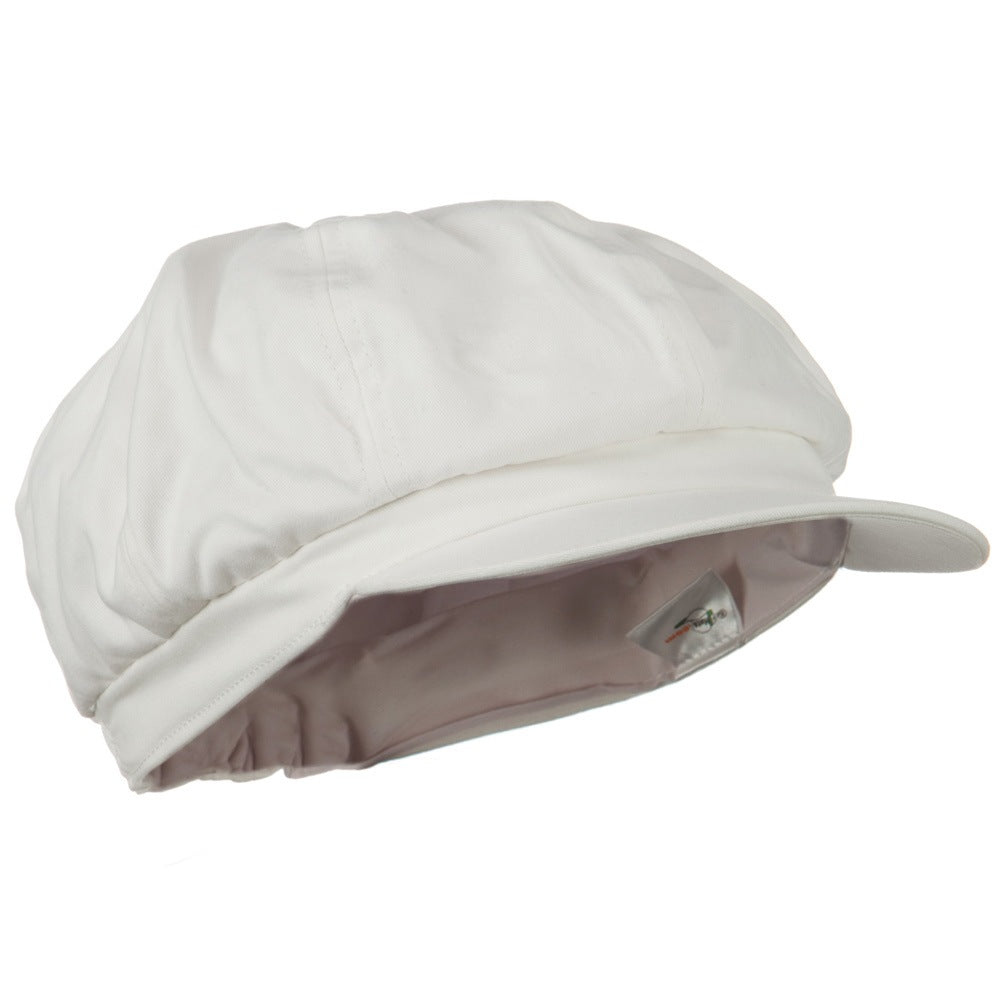 Cotton Elastic Big Size Newsboy Cap