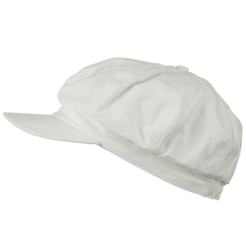 Cotton Elastic Big Size Newsboy Cap