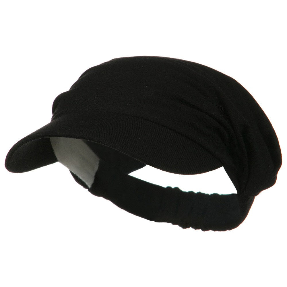 Cotton Convertible Elastic Band Visor