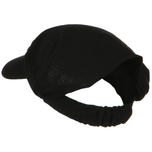 Cotton Convertible Elastic Band Visor