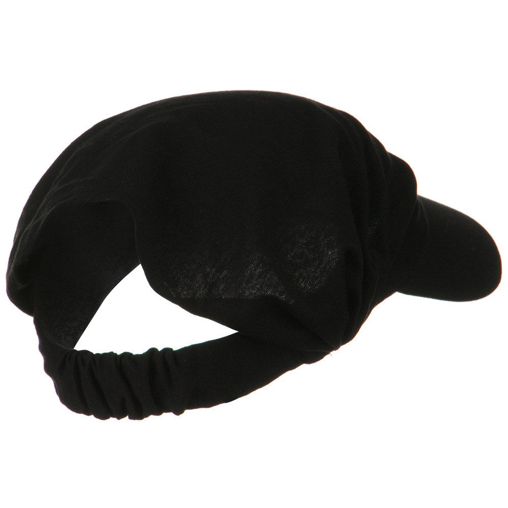 Cotton Convertible Elastic Band Visor
