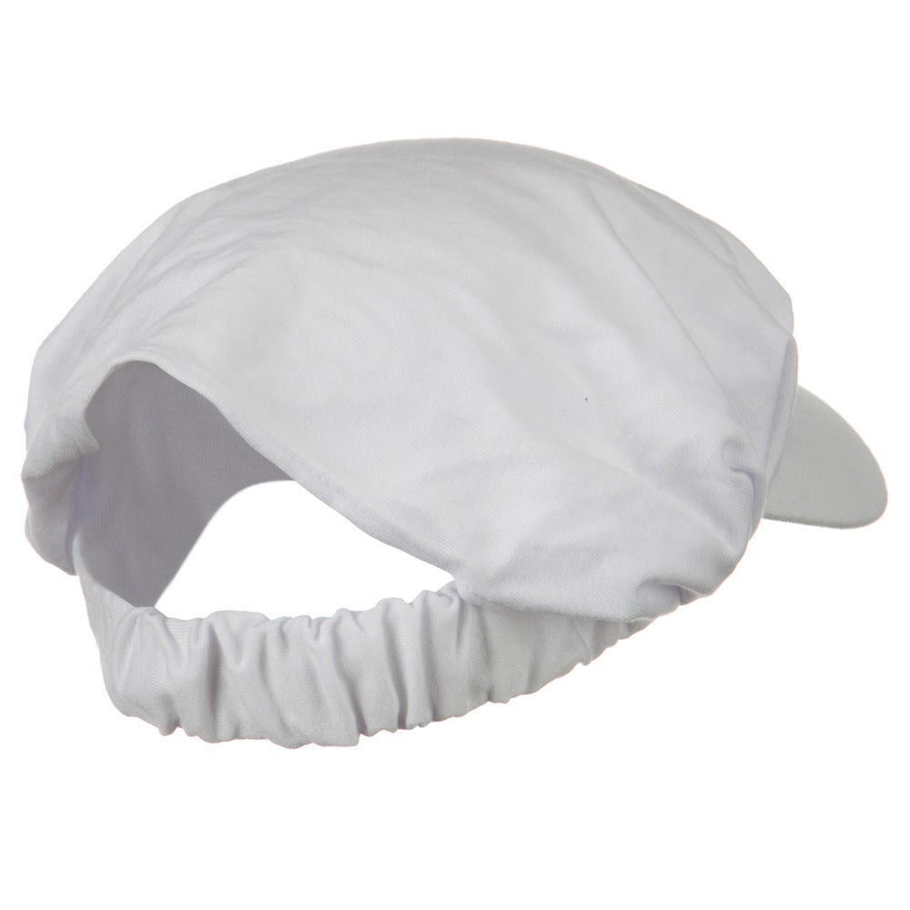 Cotton Convertible Elastic Band Visor