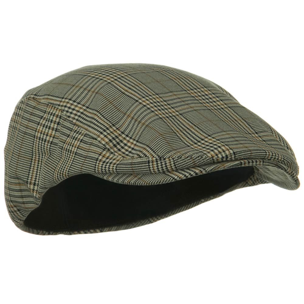 Big Size Elastic Plaid Fashion Ivy Cap
