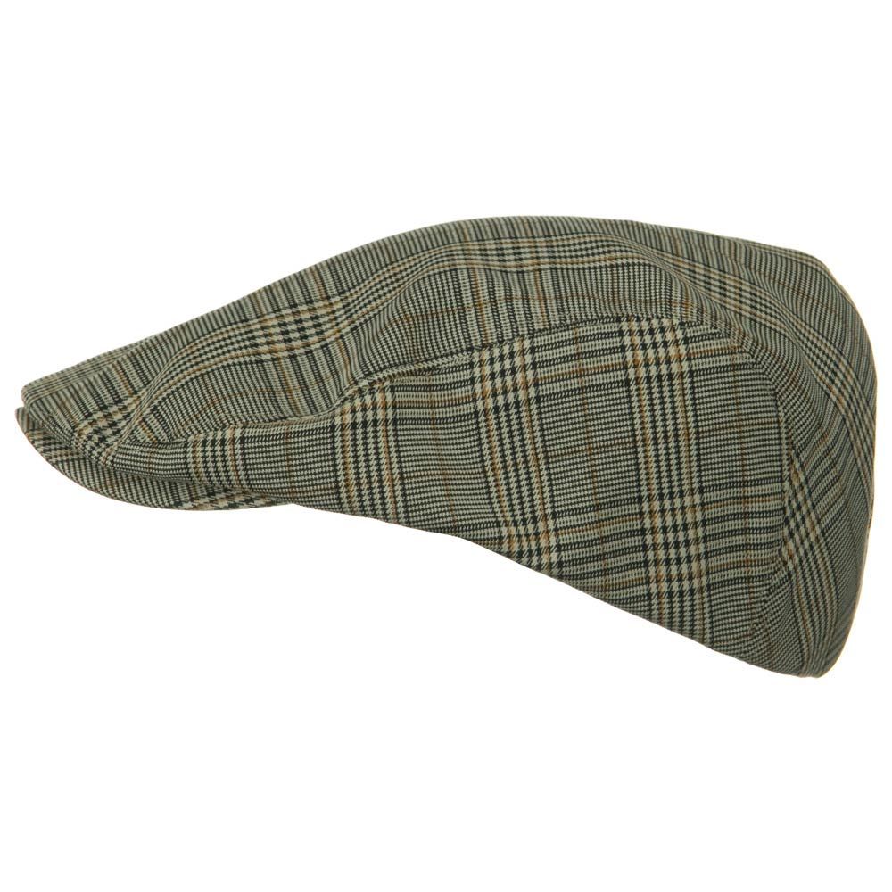 Big Size Elastic Plaid Fashion Ivy Cap