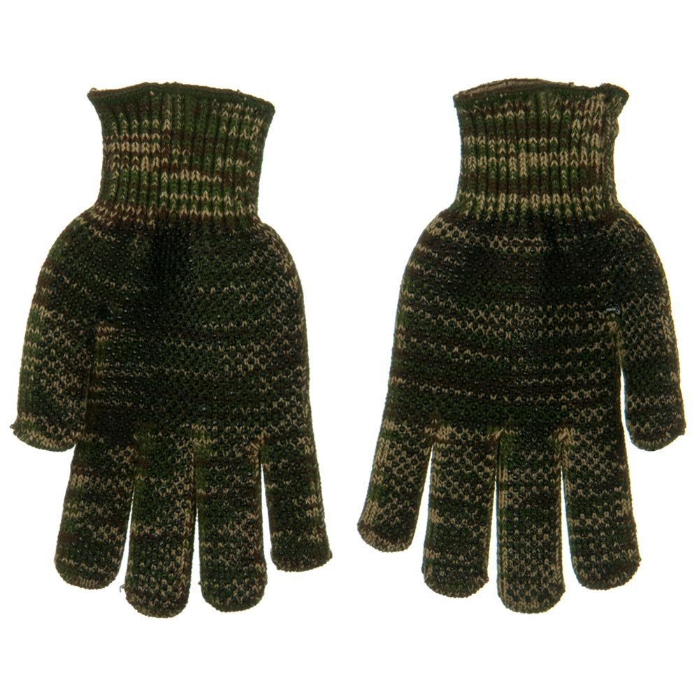 Acrylic Knit Rubber Glove