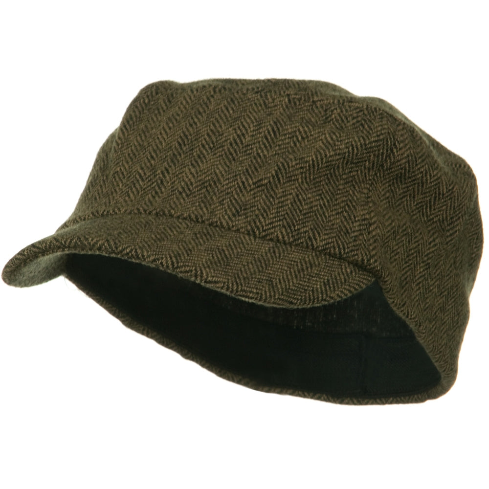 Wool Fashion Fitted Engineer Cap