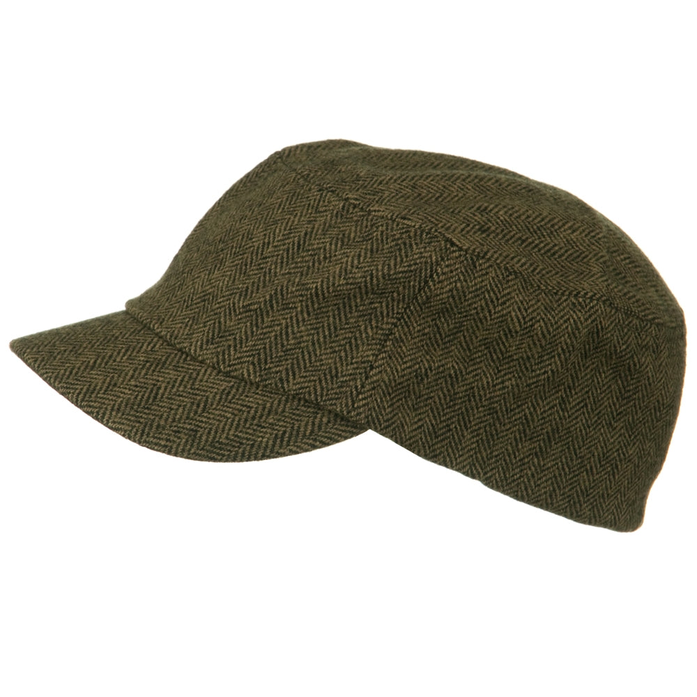 Wool Fashion Fitted Engineer Cap