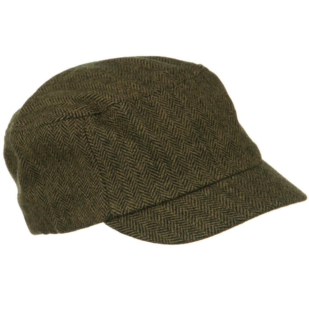 Wool Fashion Fitted Engineer Cap