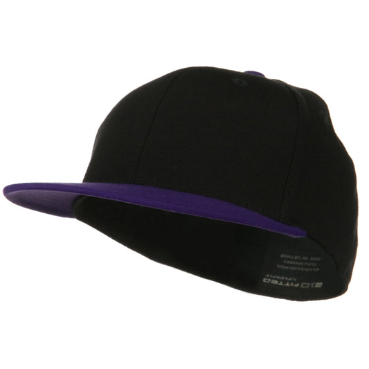 Wool Blend Flat Visor Premium Fitted Cap