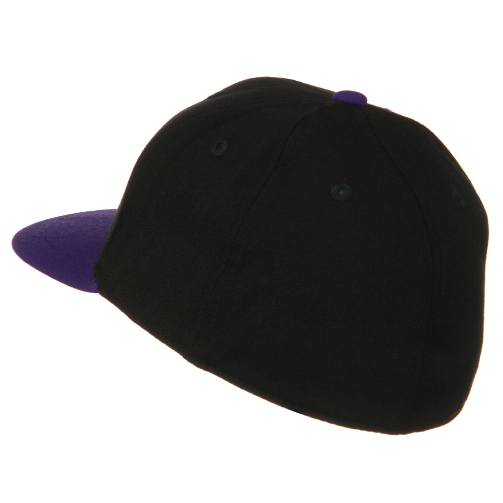 Wool Blend Flat Visor Premium Fitted Cap