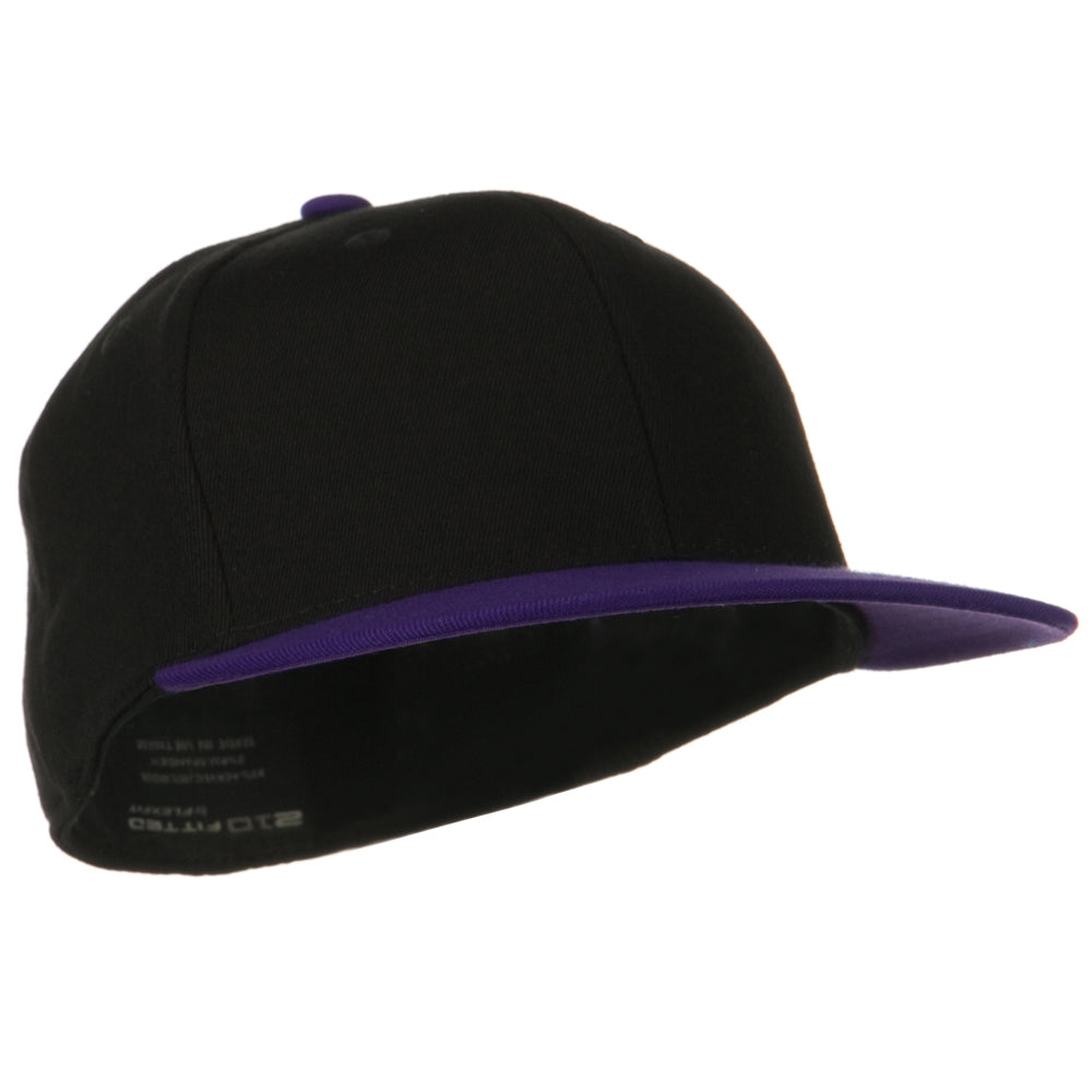 Wool Blend Flat Visor Premium Fitted Cap