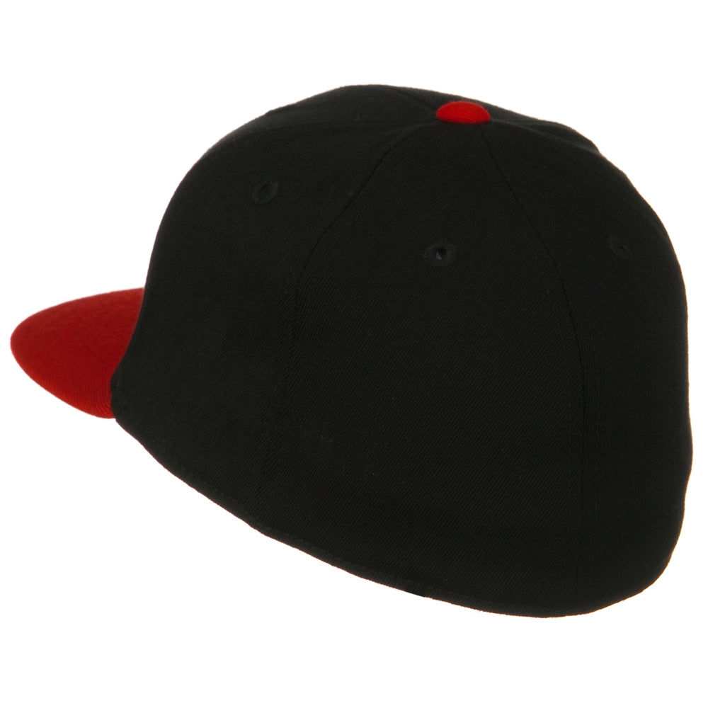 Wool Blend Flat Visor Premium Fitted Cap