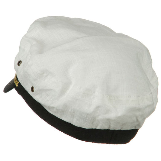 Linen Captain Hat