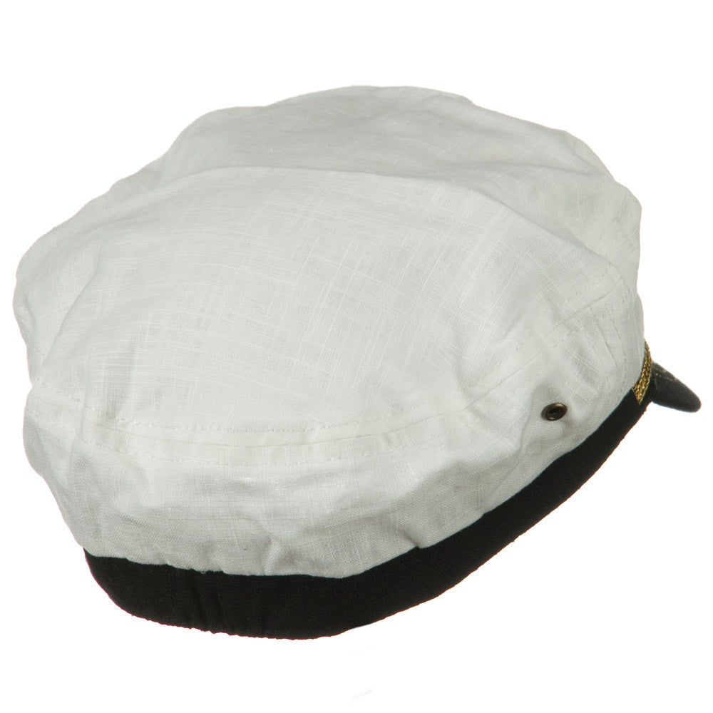 Linen Captain Hat